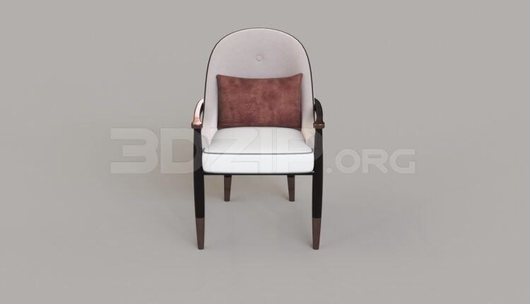8477. Free 3Ds Max Armchair Model Download