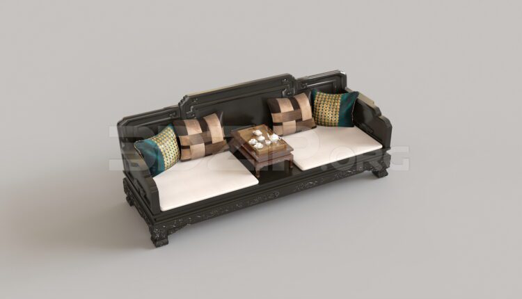 8498. Free 3Ds Max Sofa Model Download