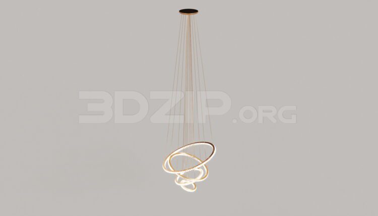 8536. Free 3Ds Max Ceiling Light Model Download