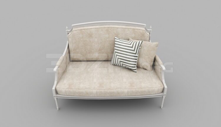 8542. Free 3Ds Max Sofa Model Download