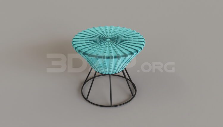 8548. Free 3Ds Max Stool Model Download