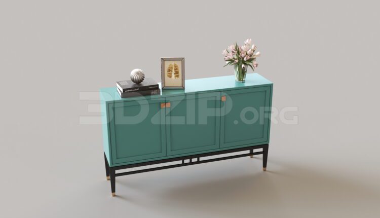 8549. Free 3Ds Max Display Cabinets Model Download