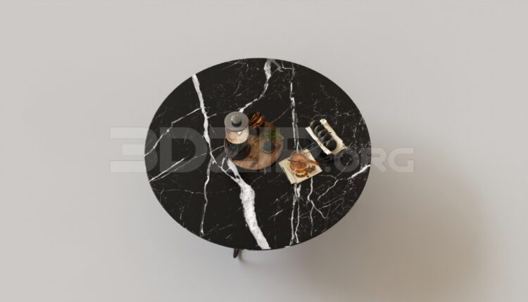 8581. Free 3Ds Max Tea Table Model Download
