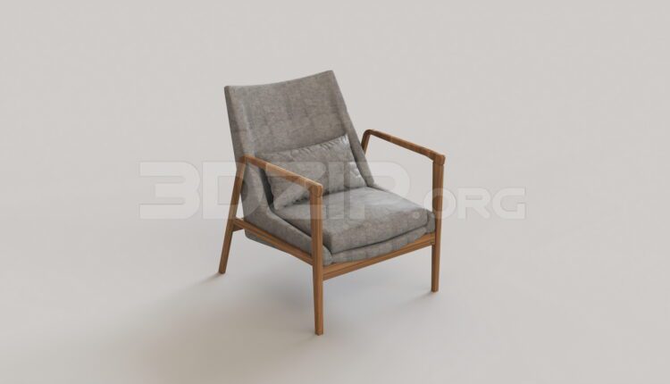 8583. Free 3Ds Max Armchair Model Download