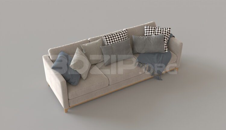 8598. Free 3Ds Max Sofa Model Download