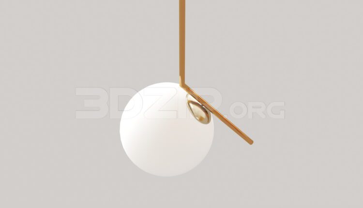 8617. Free 3Ds Max Ceiling Light Model Download