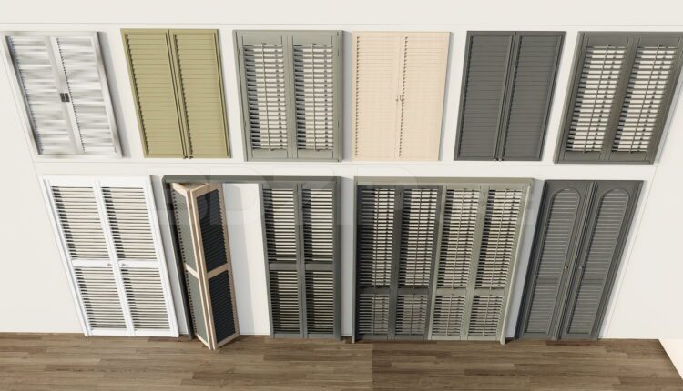 11757. Free download of 3ds Max model Coffee shop door