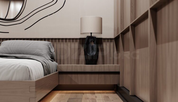 11777. 3Ds Max Bedroom Interior Model Download by Ali Haidar