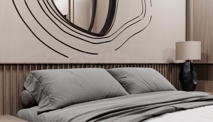 11777. 3Ds Max Bedroom Interior Model Download by Ali Haidar