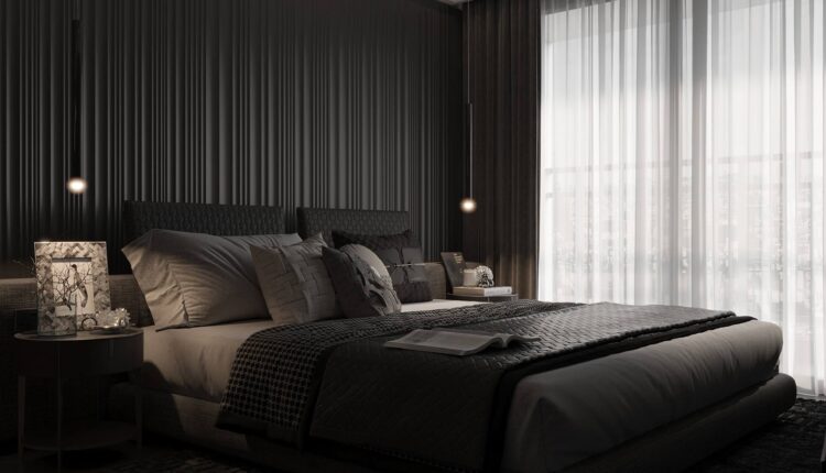 13552. 3Ds Max Master Bedroom Interior Model Download by Tran Hai