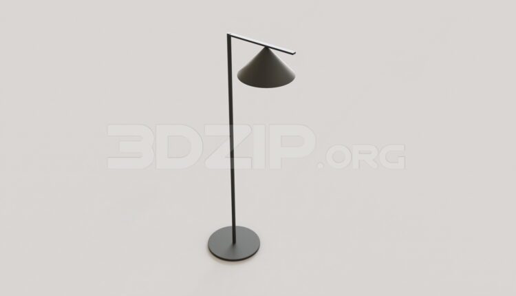 8698. Free 3Ds Max Floor Lamp Model Download