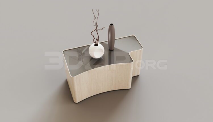 8712. Free 3Ds Max Bedside Table Model Download (1)