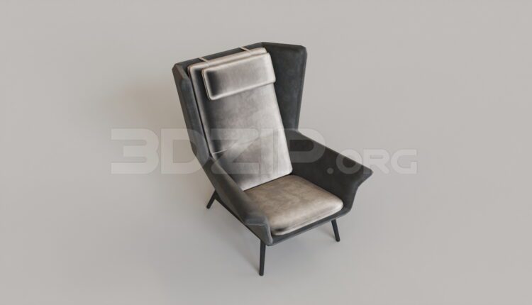 8785. Free 3Ds Max Armchair Model Download