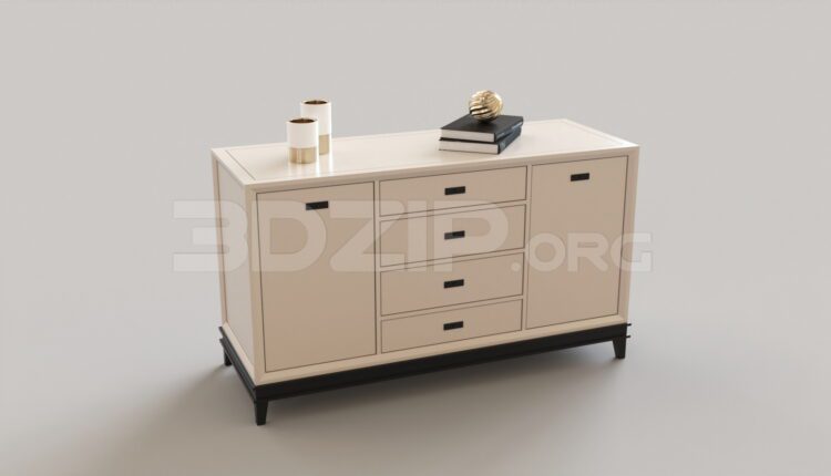8797. Free 3Ds Max Display Cabinets Model Download (1)
