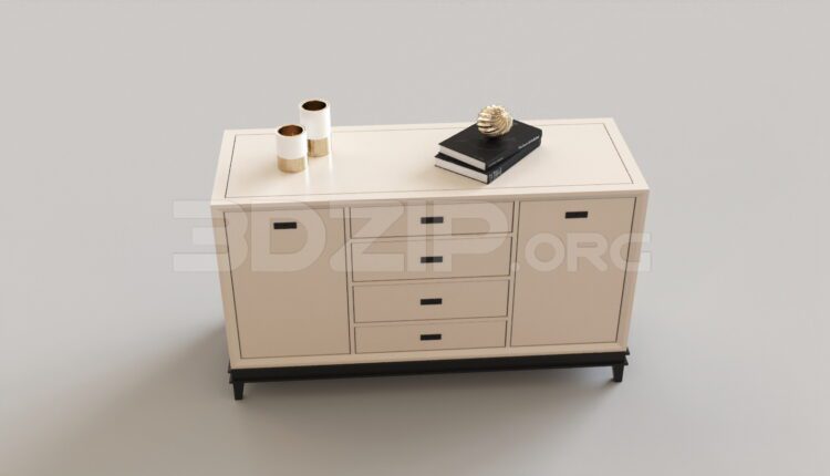 8797. Free 3Ds Max Display Cabinets Model Download (2)