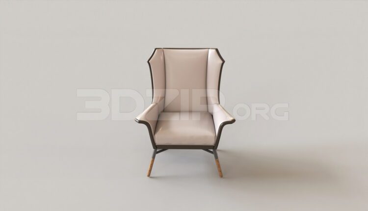 8828. Free 3Ds Max Armchair Model Download
