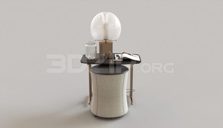8833. Free 3Ds Max Dressing Table Model Download