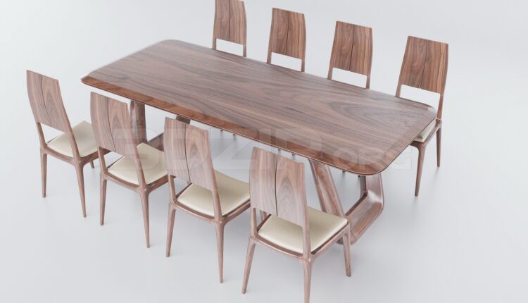 11843. Download Free Gỗ Óc Chó Funiture Models