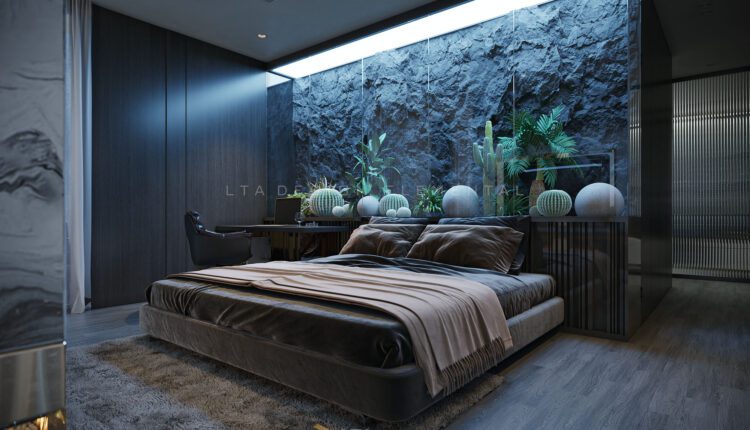13660. 3Ds Max Master Bedroom Interior Model Download by Long Nguyen