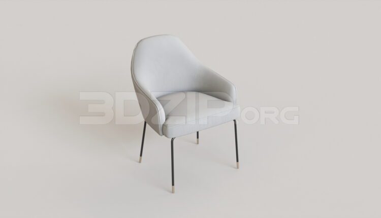 8885. Free 3Ds Max Armchair Model Download