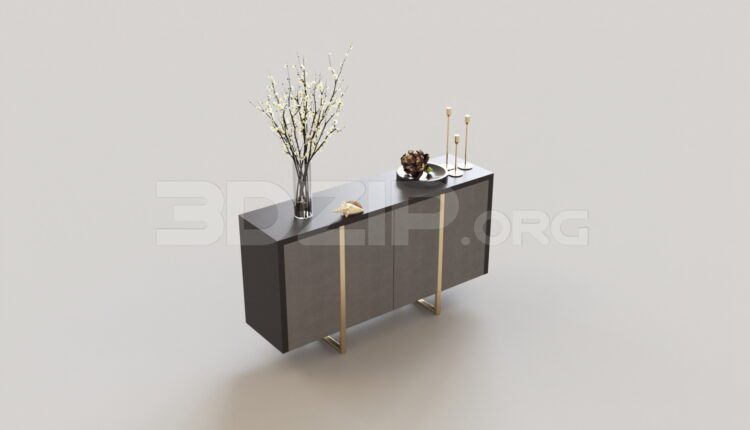 8918. Free 3Ds Max Display Cabinets Model Download
