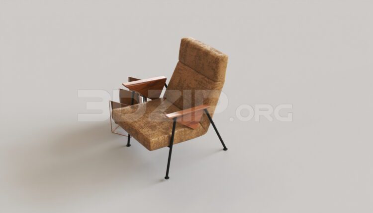 8932. Free 3Ds Max Armchair Model Download