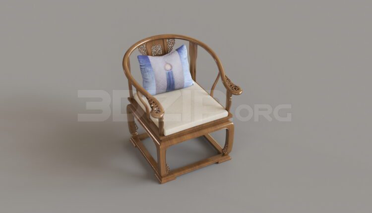 8985. Free 3Ds Max Armchair Model Download