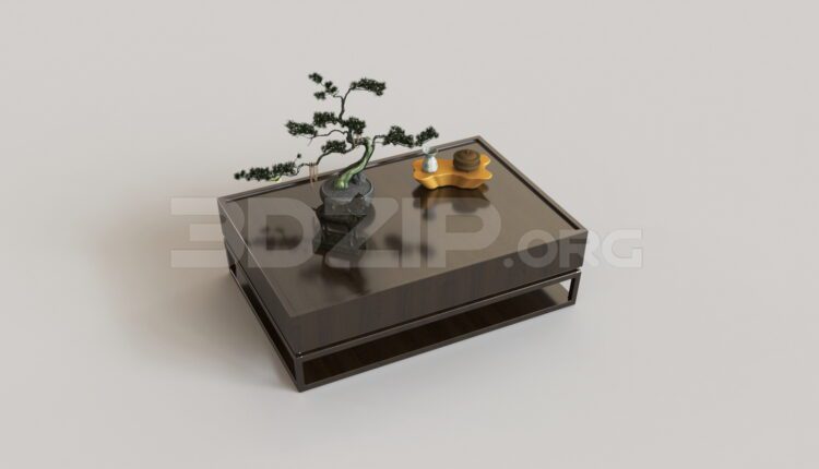 9008. Free 3Ds Max Tea Table Model Download