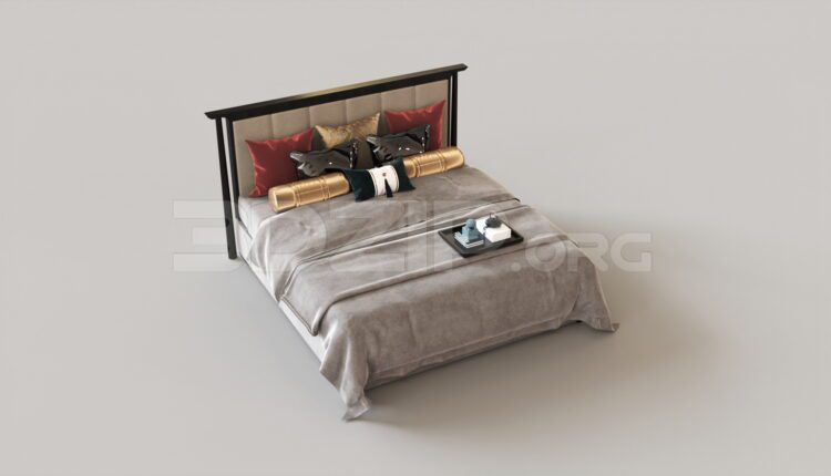 9023. Free 3Ds Max Bed Model Download