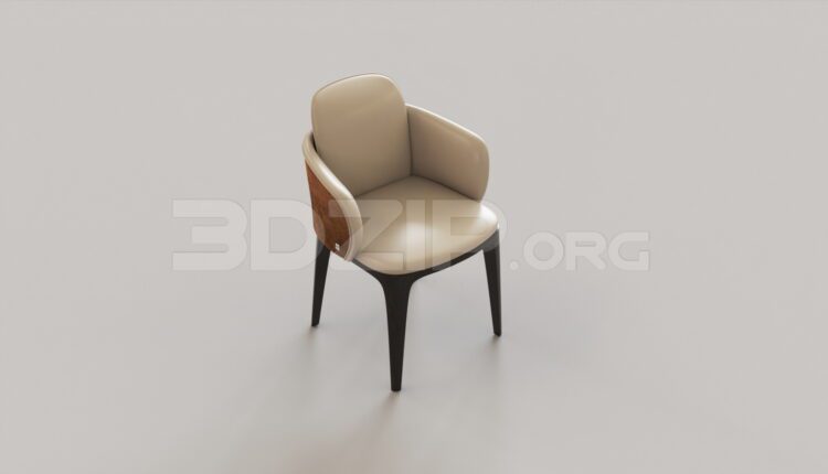 9071. Free 3Ds Max Armchair Model Download