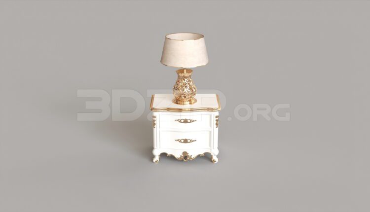 9080. Free 3Ds Max Bedside Table Model Download