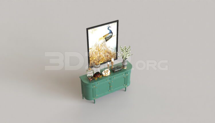 9102. Free 3Ds Max Display Cabinets Model Download