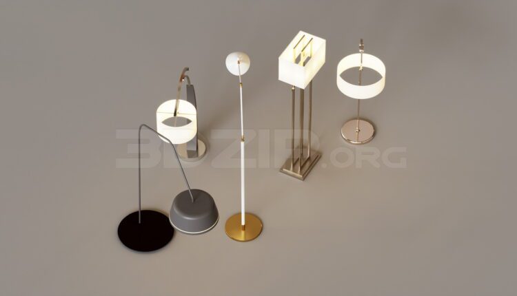 11942. Free 3Ds Max Floor Lamps Models Download