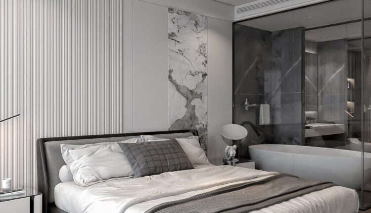 13669. 3Ds Max Master Bedroom Interior Model Download by Hieu Phan