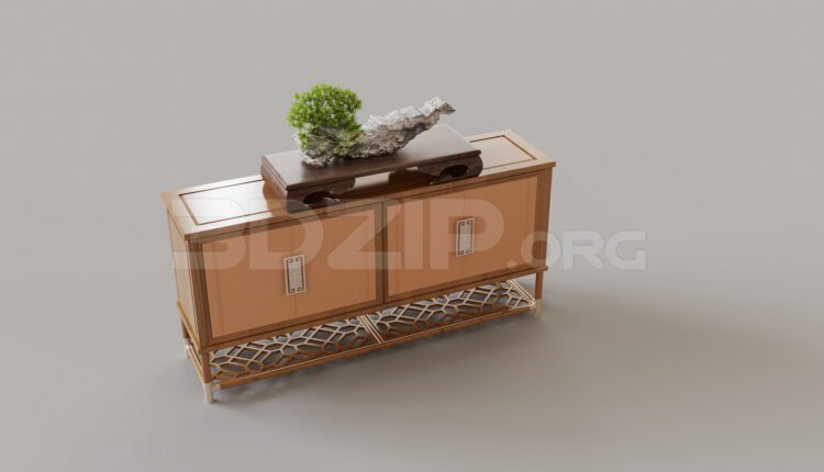 9175. Free 3Ds Max TV Cabinet Model Download