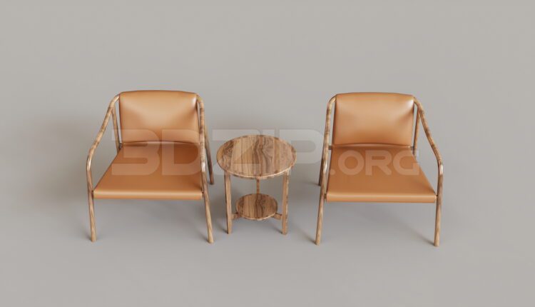 9182. Free 3Ds Max Armchair Model Download