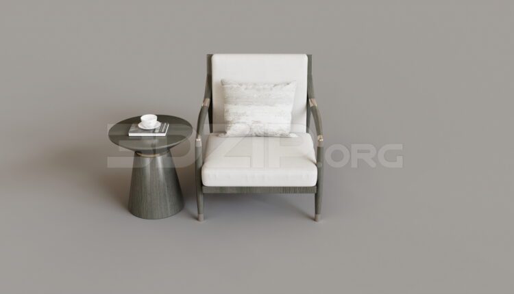 9183. Free 3Ds Max Armchair Model Download