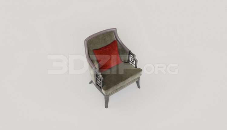 9193. Free 3Ds Max Armchair Model Download