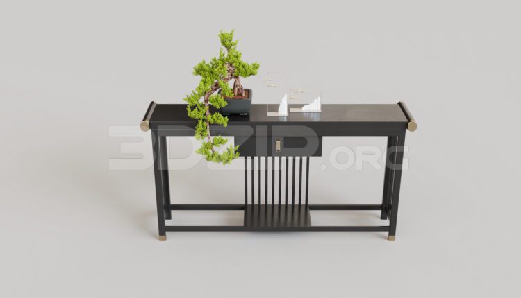 9194. Free 3Ds Max Console Table Model Download