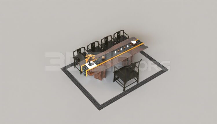 9213. Free 3Ds Max Work Desk Model Download