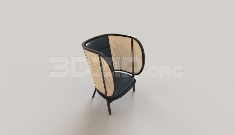 9221. Free 3Ds Max Armchair Model Download