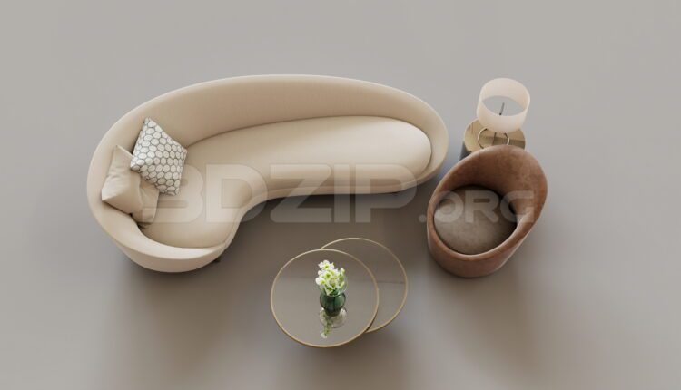 9234. Free 3Ds Max Sofa Model Download