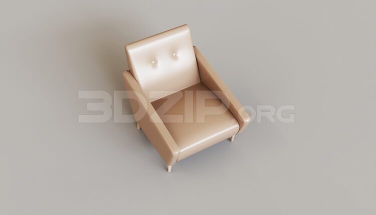 9236. Free 3Ds Max Armchair Model Download