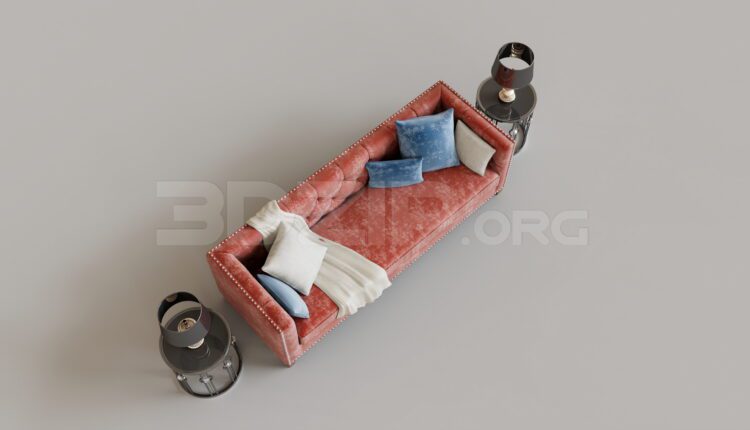 9263. Free 3Ds Max Sofa Model Download