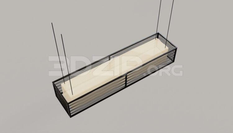9273. Free 3Ds Max Ceiling Light Model Download