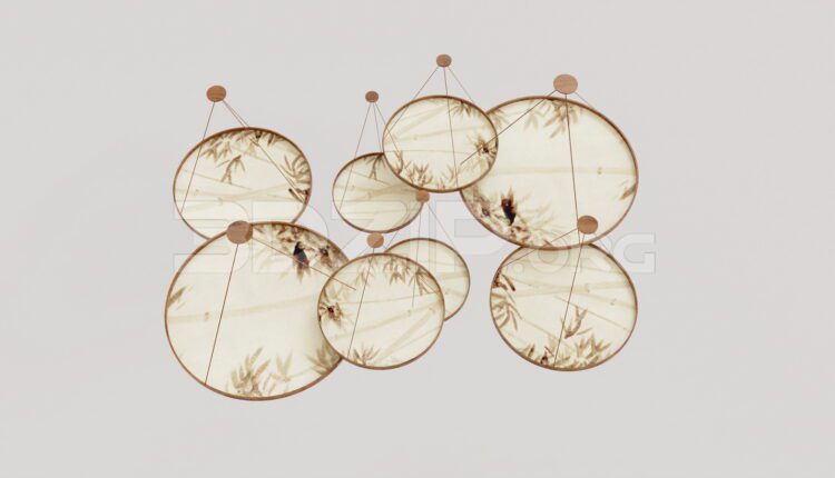 9274. Free 3Ds Max Ceiling Light Model Download