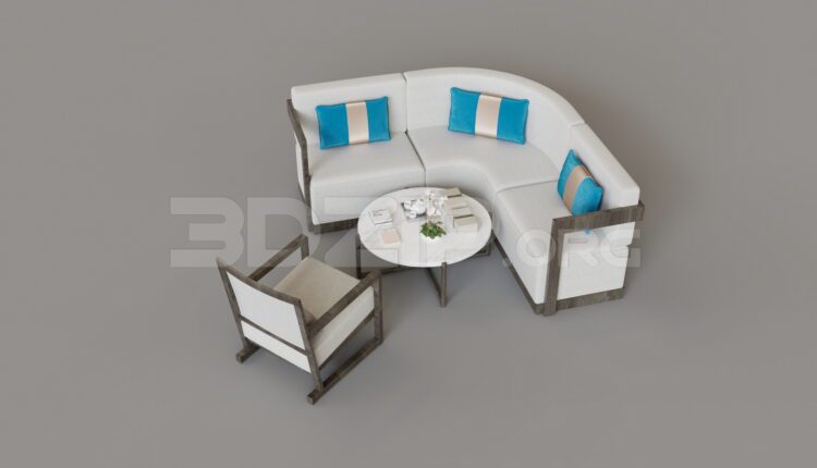 9282. Free 3Ds Max Coffee Table Model Download