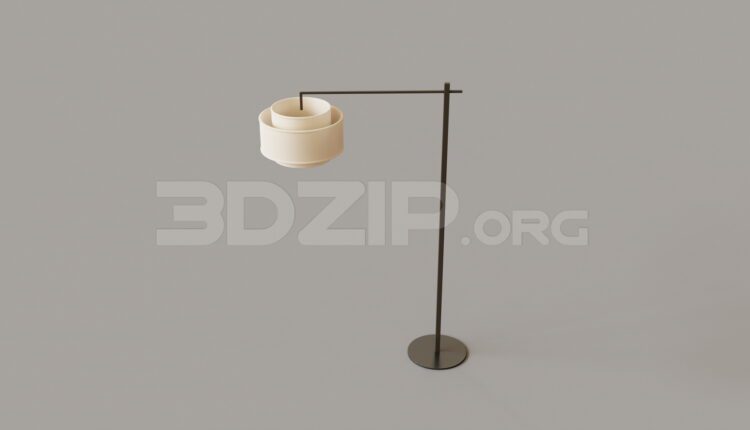 9285. Free 3Ds Max Floor Lamp Model Download