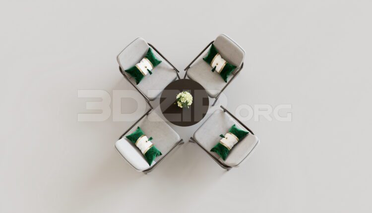 9294. Free 3Ds Max Coffee Table Model Download (2)