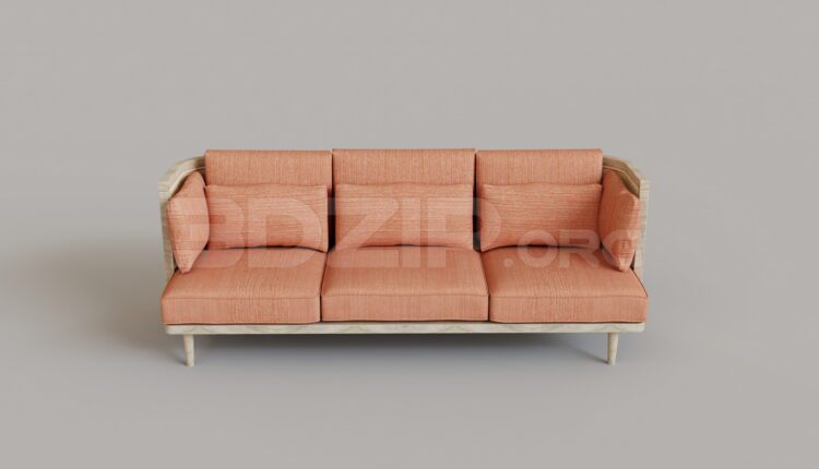 9298. Free 3Ds Max Sofa Model Download